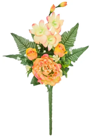 Achetez Aujourd'hui Bouquet de pivoines et roses orange